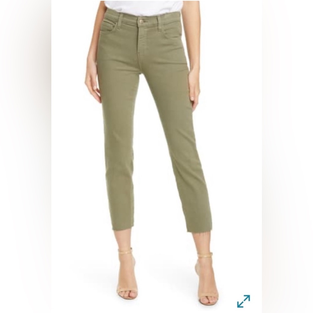 NWOT - L’AGENCE SADA Olive Green Pants Raw Hem